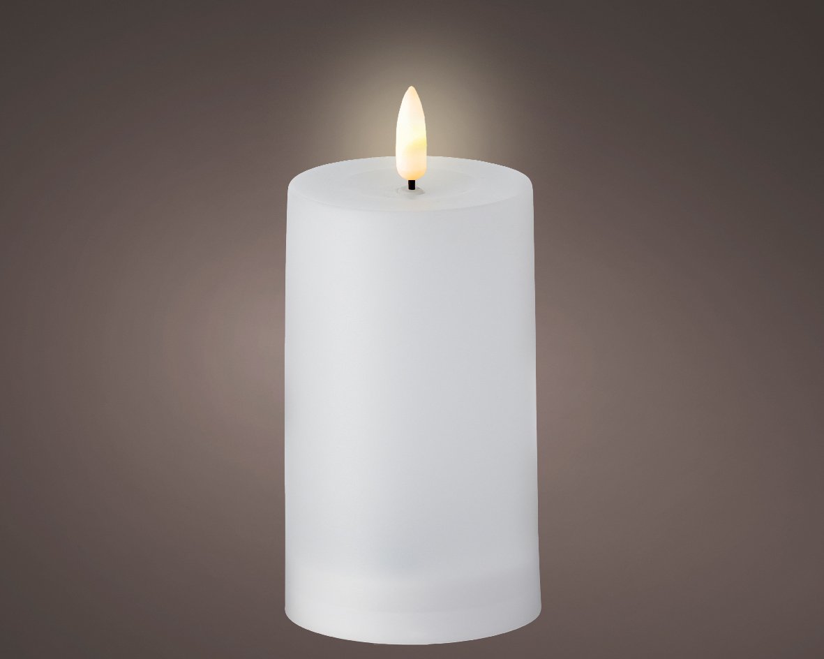 SOLAR CANDLE PLASTIC 12.5CM