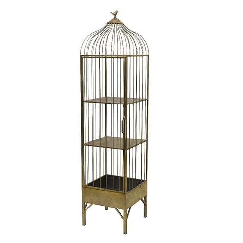 1.57-m-Iron-Birdcage-With-Gold-Finsih