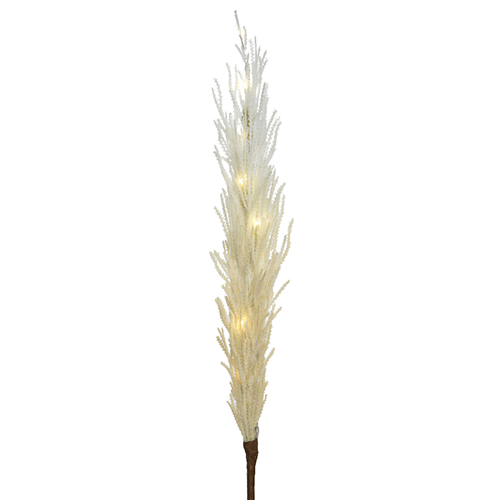Warm-White-LED-White-Fern-Fabric-Atrifical-Flower