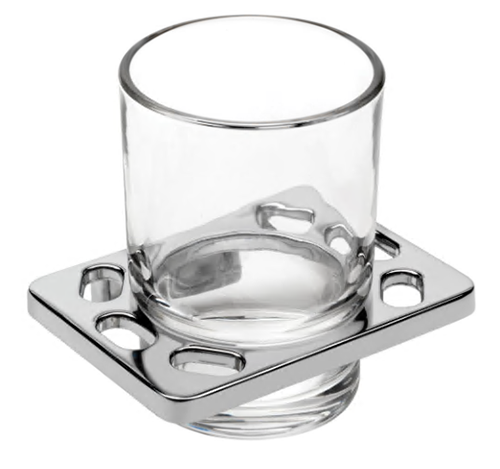 Croydex Sutton Tumbler & Holder Chrome