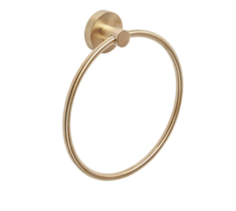 Capital Towel Ring - Brass