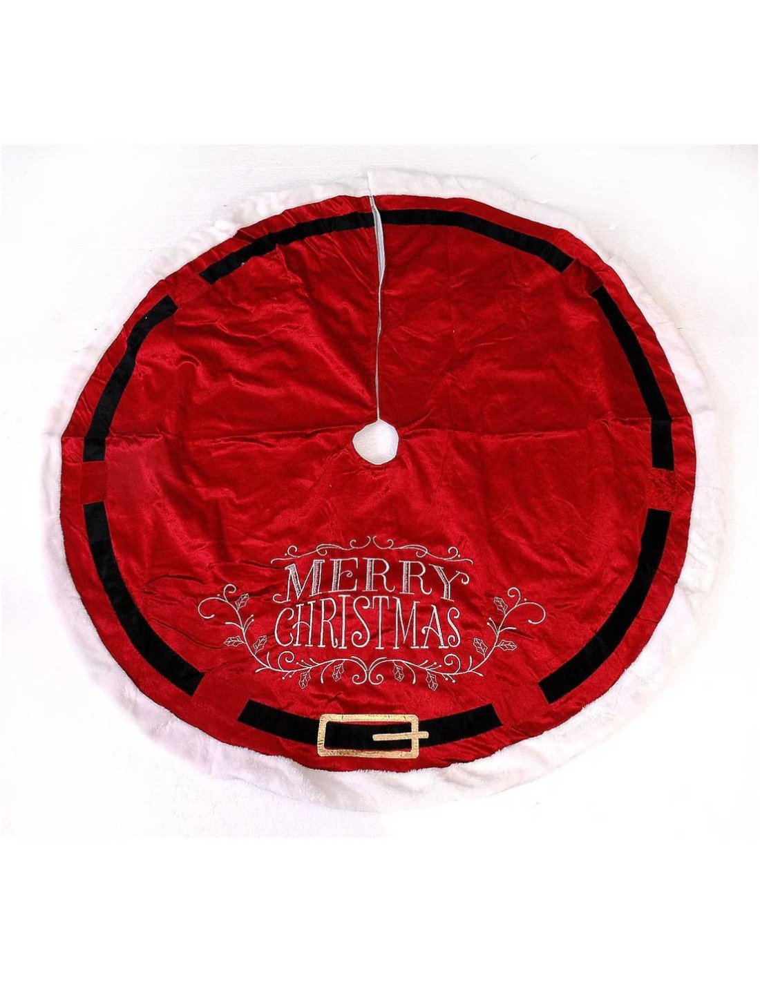 120 cm Santa Tree Skirt Red